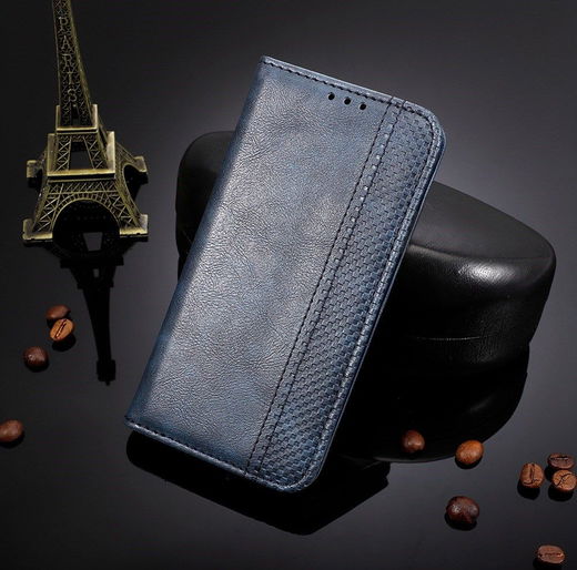 Motorola Edge 30 Fusion Hoesje Wallet Book Case Kunstleer Blauw afbeelding 7