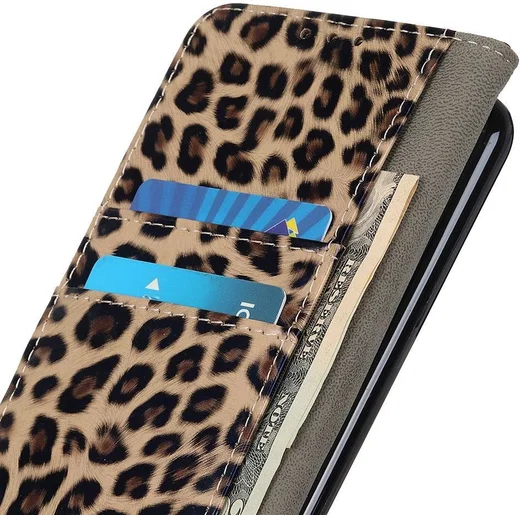 Sony Xperia 5 IV Hoesje Portemonnee Book Case met Luipaard Print afbeelding 6