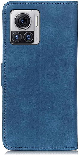 KHAZNEH Motorola Edge 30 Ultra Hoesje Retro Wallet Book Case Blauw afbeelding 6