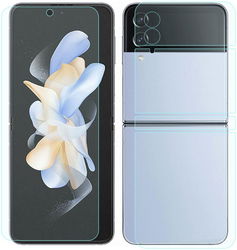 Samsung Galaxy Z Flip 4 Screen Protector TPU Display en Achterkant afbeelding