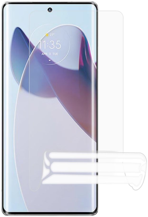 Motorola Edge 30 Ultra Screen Protector TPU Full Cover Display Folie afbeelding 1