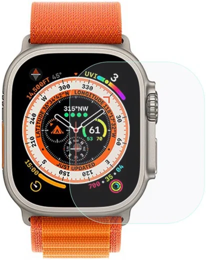Apple Watch Ultra 3/2/1 Screen Protector - 0.3mm Tempered Glass afbeelding 1