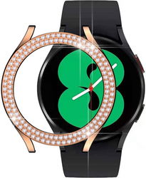 Samsung Galaxy Watch 5 40MM Hoesje - Hard Plastic - Bumper - Roze Goud afbeelding