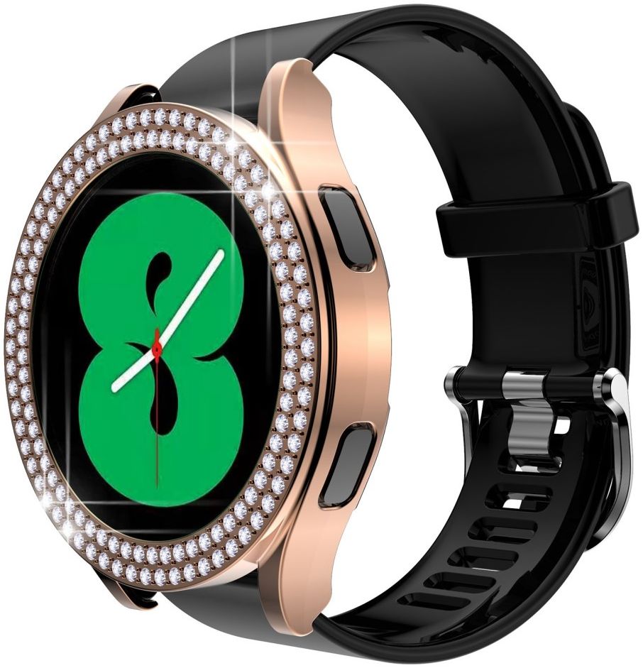 Samsung Galaxy Watch 5 40MM Hoesje - Hard Plastic - Bumper - Roze Goud afbeelding 2
