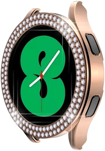 Samsung Galaxy Watch 5 40MM Hoesje - Hard Plastic - Bumper - Roze Goud afbeelding 4