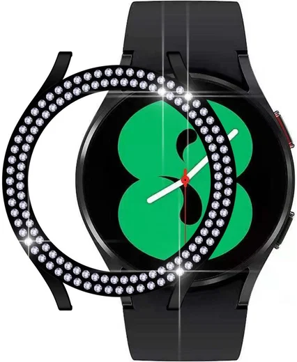 Samsung Galaxy Watch 5 44MM Hoesje - Hard Plastic - Bumper - Zwart afbeelding 1