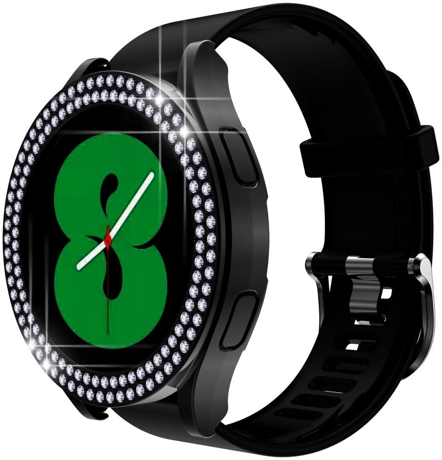 Samsung Galaxy Watch 5 44MM Hoesje - Hard Plastic - Bumper - Zwart afbeelding 2