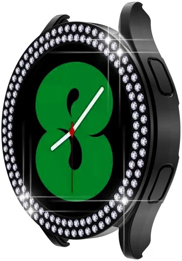 Samsung Galaxy Watch 5 44MM Hoesje - Hard Plastic - Bumper - Zwart afbeelding 4