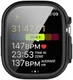 Apple Watch Ultra 3/2/1 Hoesje TPU - Ingebouwde Screen Protector - Zwart afbeelding 3