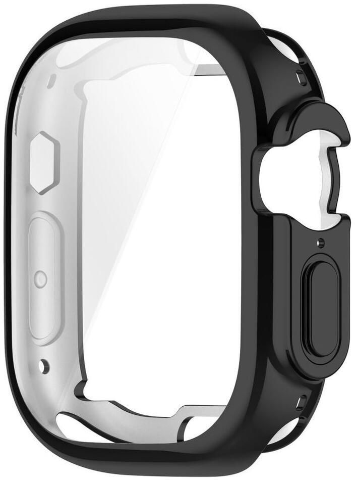 Apple Watch Ultra 3/2/1 Hoesje TPU - Ingebouwde Screen Protector - Zwart afbeelding 4