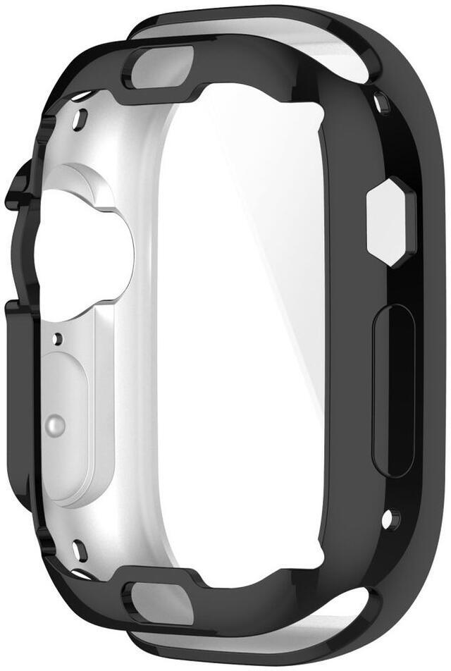 Apple Watch Ultra 3/2/1 Hoesje TPU - Ingebouwde Screen Protector - Zwart afbeelding 5