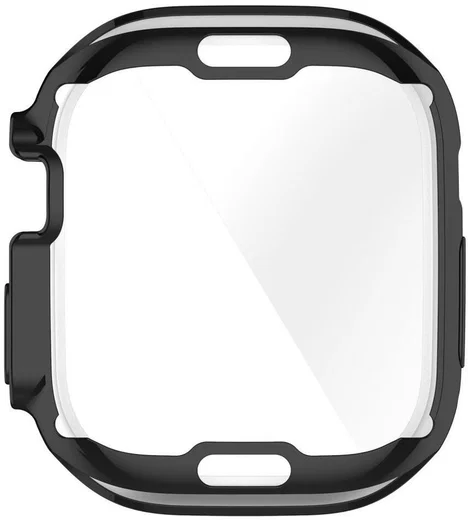 Apple Watch Ultra 3/2/1 Hoesje TPU - Ingebouwde Screen Protector - Zwart afbeelding 7