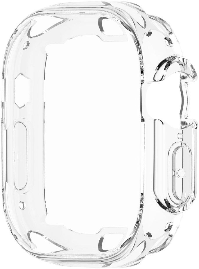 Apple Watch Ultra 3/2/1 Hoesje TPU - Ingebouwde Screen Protector - Transparant afbeelding 4