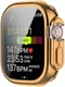 Apple Watch Ultra 3/2/1 Hoesje TPU - Ingebouwde Screen Protector - Roze Goud afbeelding 5
