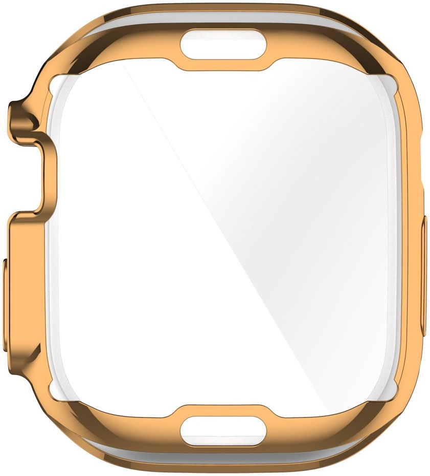 Apple Watch Ultra 3/2/1 Hoesje TPU - Ingebouwde Screen Protector - Roze Goud afbeelding 7