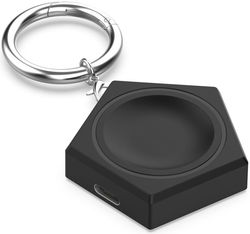 Draadloze Oplader Samsung Galaxy Watch 5 Serie met Sleutelhanger Zwart afbeelding