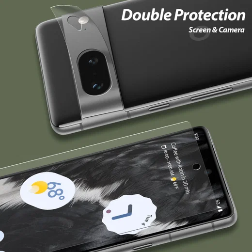 Whitestone Dome Glass Google Pixel 7 Screen Protector 2-Pack afbeelding 3
