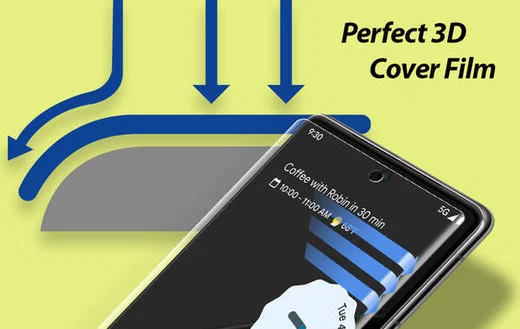 Whitestone Dome Glass Google Pixel 7 Pro Screen Protector 2-Pack afbeelding 8
