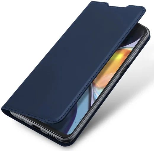 Dux Ducis Skin Pro Motorola Moto G22 / E32s Hoesje Portemonnee Blauw afbeelding 2