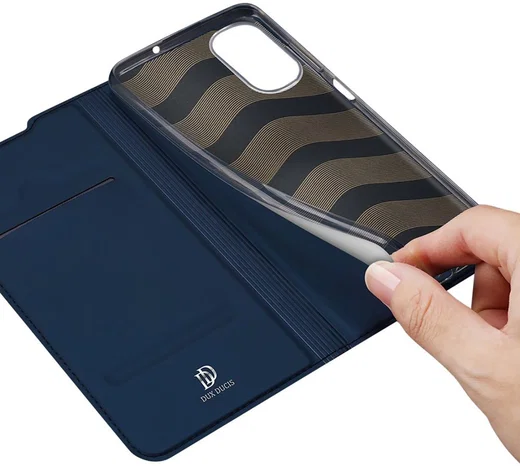 Dux Ducis Skin Pro Motorola Moto G22 / E32s Hoesje Portemonnee Blauw afbeelding 5