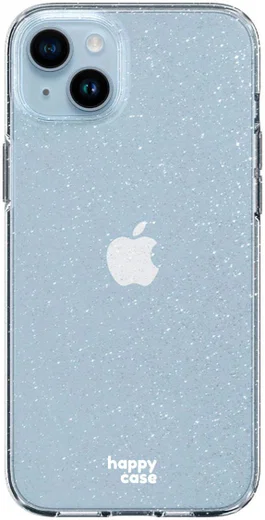 HappyCase iPhone 14 Hoesje Flexibel TPU Glitter Print afbeelding 1