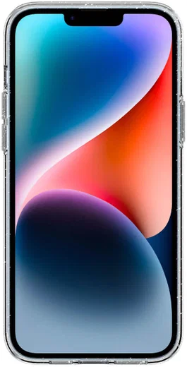 HappyCase iPhone 14 Hoesje Flexibel TPU Glitter Print afbeelding 4