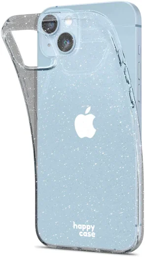 HappyCase iPhone 14 Hoesje Flexibel TPU Glitter Print afbeelding 5