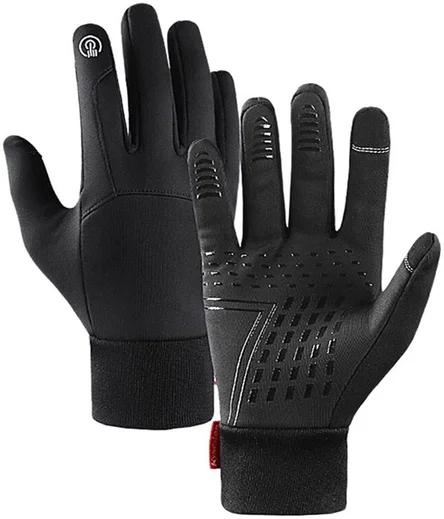 Winter Handschoenen Touchscreen Winddicht en Waterproof Zwart Maat XL afbeelding 1