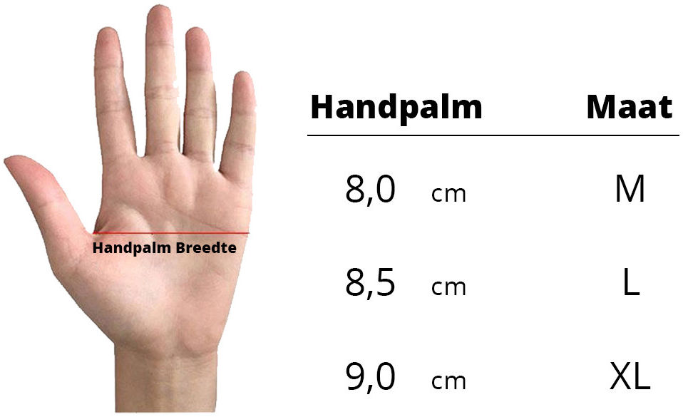 Winter Handschoenen Touchscreen Winddicht en Waterproof Zwart Maat XL afbeelding 8