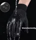 Winter Handschoenen Touchscreen Winddicht en Waterproof Zwart Maat XL afbeelding 4