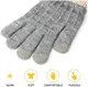 Gebreide Touchscreen Handschoenen Windproof Grijs - Maat S afbeelding 6