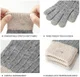 Gebreide Touchscreen Handschoenen Windproof Grijs - Maat S afbeelding 4