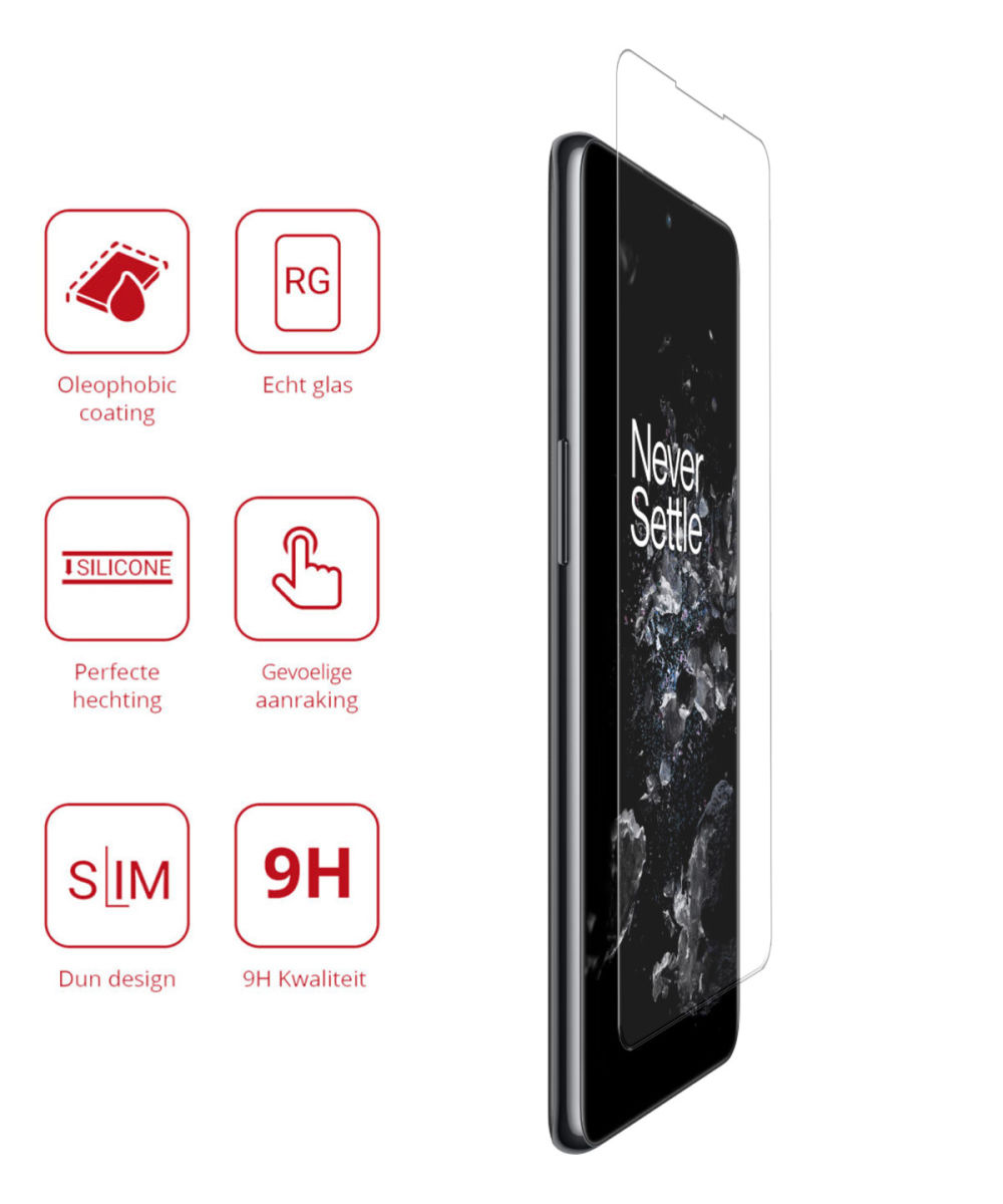 Rosso OnePlus 10T 9H Tempered Glass Screen Protector afbeelding 2