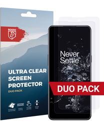 Rosso OnePlus 10T Ultra Clear Screen Protector Duo Pack afbeelding