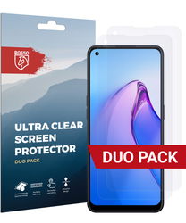 Rosso Oppo Reno 8 Ultra Clear Screen Protector Duo Pack afbeelding