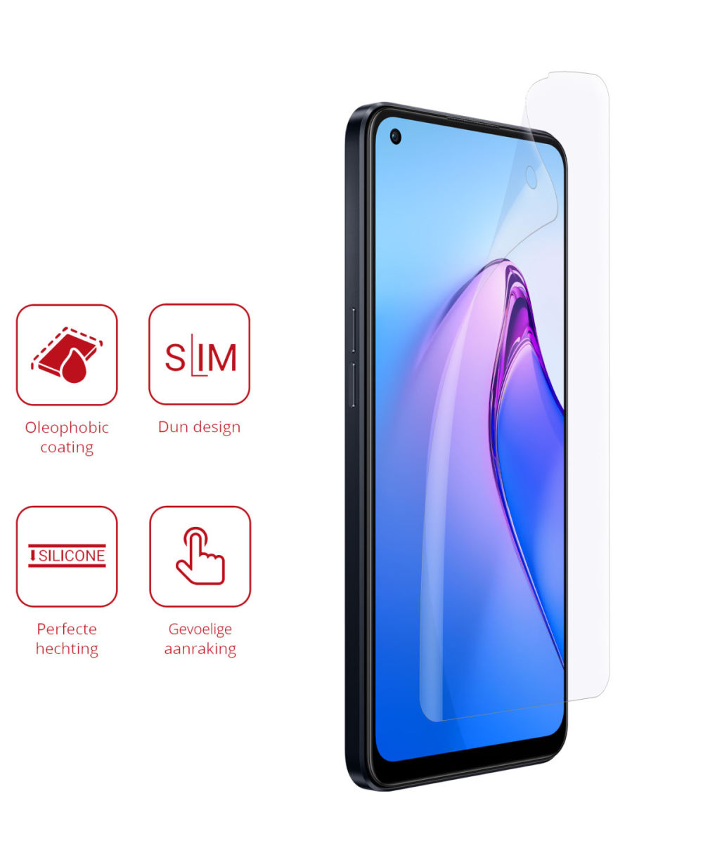 Rosso Oppo Reno 8 Ultra Clear Screen Protector Duo Pack afbeelding 2