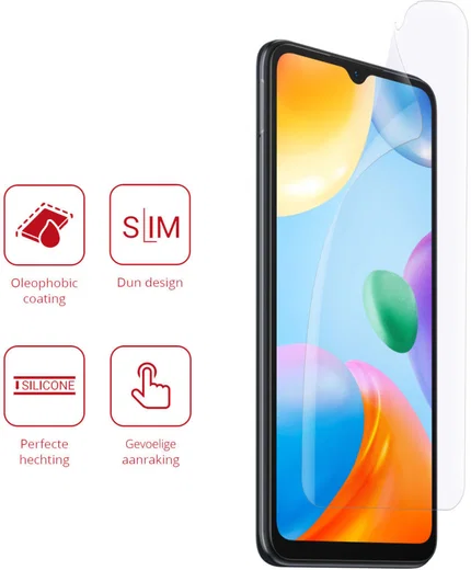 Rosso Redmi 10C Ultra Clear Screen Protector Duo Pack afbeelding 2