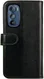 Rosso Element Motorola Edge 30 Hoesje Book Cover Wallet Zwart afbeelding 2