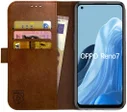 Rosso Element Oppo Reno 7 Hoesje Book Cover Wallet Bruin