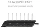 Universeel Oplaad Station 6 Poort USB Oplader 50W Zwart afbeelding 5