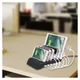 Universeel Oplaad Station 6 Poort USB Oplader 50W Zwart afbeelding 9