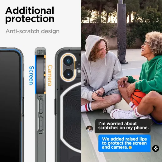 Spigen Ultra Hybrid Nothing Phone 1 Hoesje Back Cover Transparant afbeelding 5