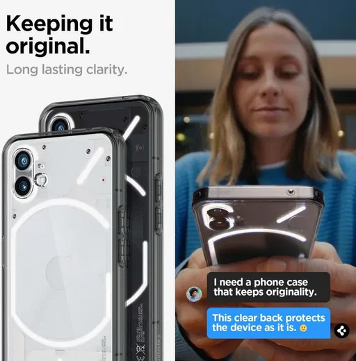 Spigen Ultra Hybrid Nothing Phone 1 Hoesje Back Cover Transparant afbeelding 7