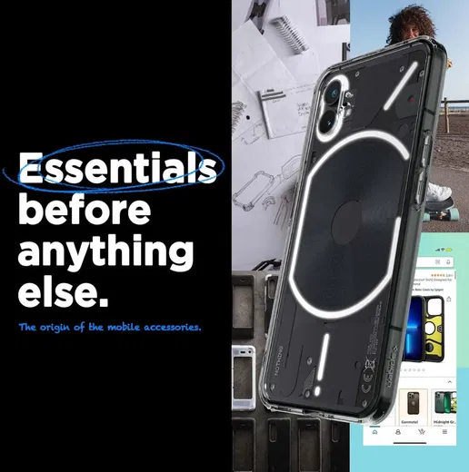 Spigen Ultra Hybrid Nothing Phone 1 Hoesje Back Cover Transparant afbeelding 8