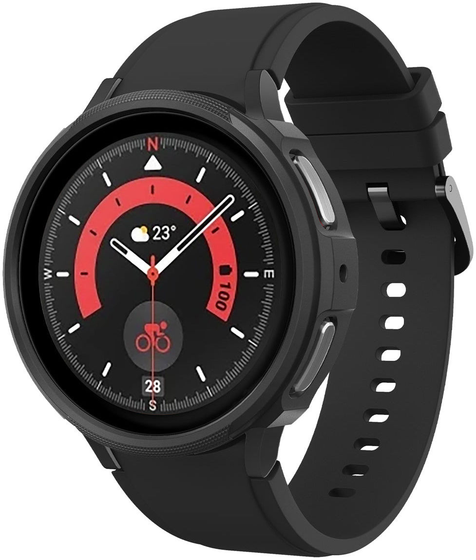 Spigen Liquid Air - Samsung Galaxy Watch 5 Pro Hoesje - Zwart afbeelding 10