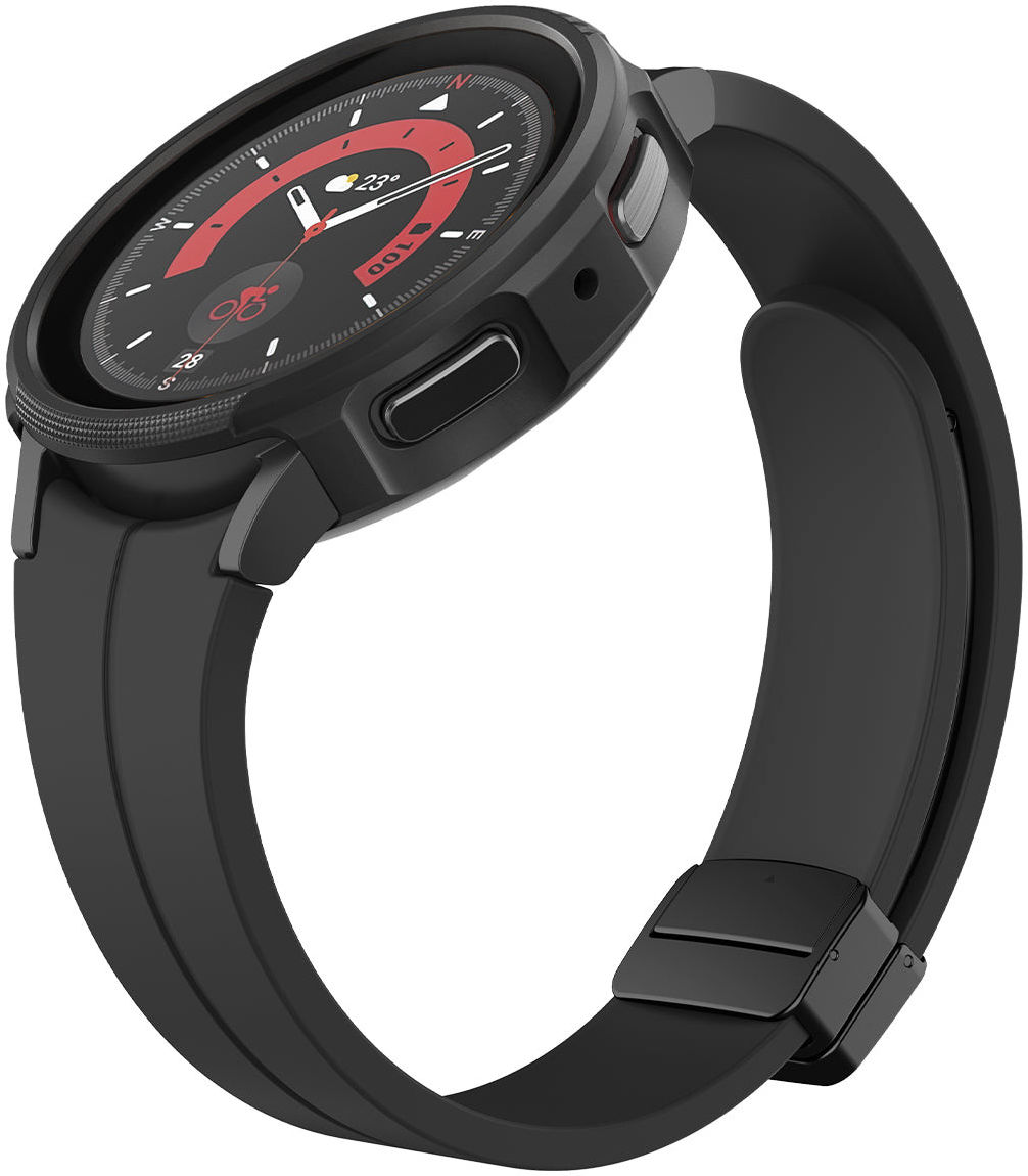 Spigen Liquid Air - Samsung Galaxy Watch 5 Pro Hoesje - Zwart afbeelding 12