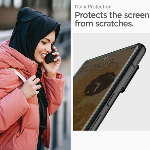 Spigen Film Neo Flex Google Pixel 7 Pro Screen Protector 2-Pack afbeelding 3