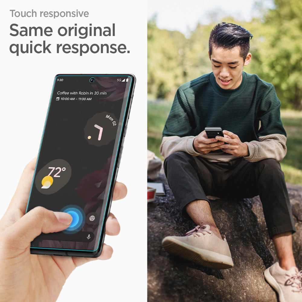 Spigen Film Neo Flex Google Pixel 7 Pro Screen Protector 2-Pack afbeelding 5