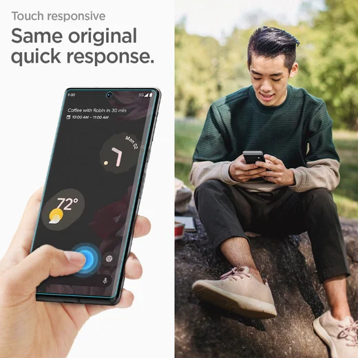 Spigen Film Neo Flex Google Pixel 7 Pro Screen Protector 2-Pack afbeelding 5