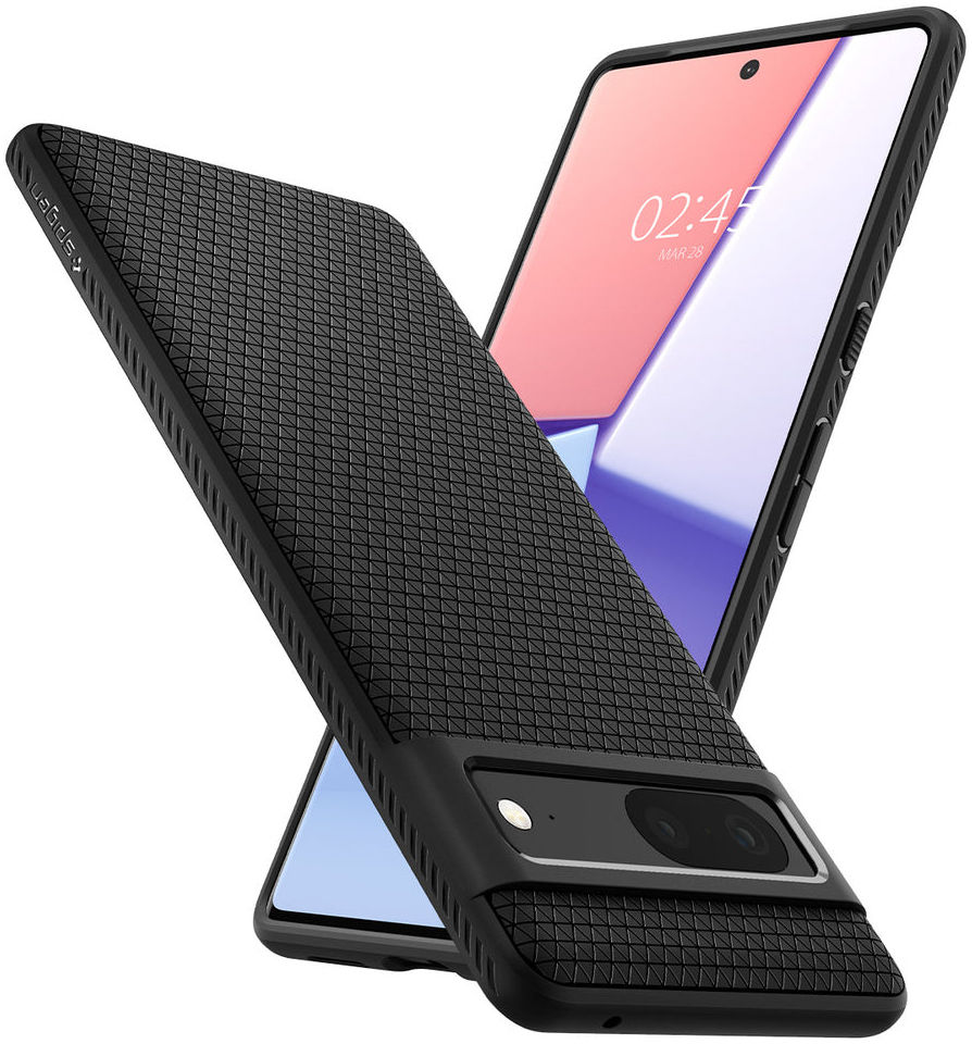 Spigen Liquid Air Google Pixel 7 Hoesje Back Cover Zwart afbeelding 12